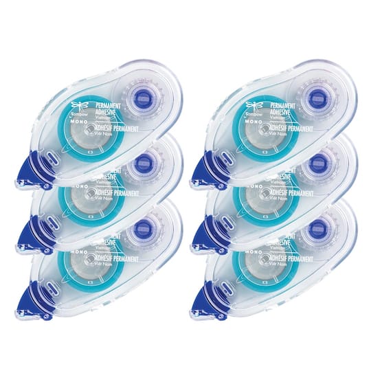 Tombow MONO Adhesive Permanent Refills, 6ct.